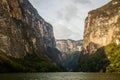 National park of Sumidero canyon as one of the must see places in mexican state of Chiapas
