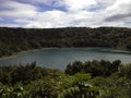 National park of Volcan Poas, Costa Rica, lagoon Royalty Free Stock Photo