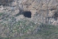 Cave in the mountain of Conwy Royalty Free Stock Photo