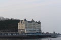 Building in Llandudno, seeside houses Royalty Free Stock Photo