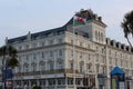 Building in Llandudno, seeside houses Royalty Free Stock Photo