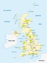 National parks map of the United Kingdom