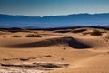 National parks usa southwest landscape of rocks and petrified sand dunes in NP Valley of Death Royalty Free Stock Photo