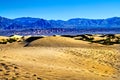 National parks usa southwest landscape of rocks and petrified sand dunes in NP Valley of Death Royalty Free Stock Photo