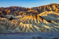 National parks usa southwest landscape of rocks and petrified sand dunes in NP Valley of Death Royalty Free Stock Photo