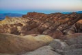 National parks usa southwest landscape of rocks and petrified sand dunes in NP Valley of Death Royalty Free Stock Photo