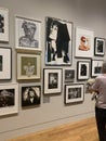 The National Portrait Gallery NPG art gallery in London opens after two years of refurbishments Royalty Free Stock Photo