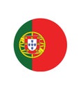 National Portugal flag, official colors and proportion correctly. National Portugal flag. Vector illustration. EPS10. Royalty Free Stock Photo