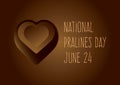 National Pralines Day vector