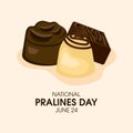 National Pralines Day vector