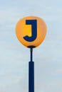 National railway sign of sweden