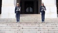 National Republican Guard, GNR, sentries at the Sao Bento Palace, the seat of the Assembly of the Portuguese Republic, Lisbon