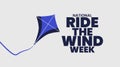 National Ride the Wind Week Adventures, Catch the Breeze Royalty Free Stock Photo