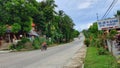 National Road Highway in Bohol Island, Philippines