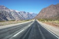 National Road 7 passing by the Department of Las Heras in Mendoz