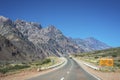 National Road 7 passing by the Department of Las Heras in Mendoz