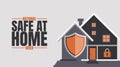 National Safe at Home Week, Protect What Matters Most Royalty Free Stock Photo
