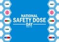 National Safety Dose Day, background