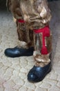 National Sami shoes - boots (hatchets) Royalty Free Stock Photo