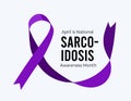 National Sarcoidosis Awareness Month. Vector illustration on white