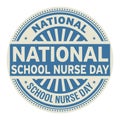 National School Nurse Day stamp