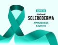 National Scleroderma Awareness Month vector illustration