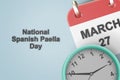 National Spanish Paella Day background