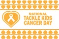 National Tackle Kids Cancer Day