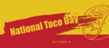 National Taco Day Royalty Free Stock Photo