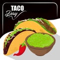 national taco day Royalty Free Stock Photo