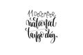 National tango day in Argentina hand lettering congratulation in