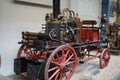 Red historic fire car