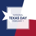 National Texas Day vector