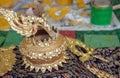 National Thai decoration. Element of national thai costume Royalty Free Stock Photo