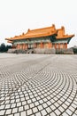 National Theater Hall of Taiwan by the main gate on the right at National Taiwan Democracy Square of Chiang Kai-Shek Memorial Hall Royalty Free Stock Photo