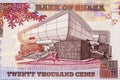 National Theatre of Ghana from money