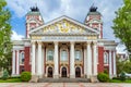 National theatre Ivan Vazov, Sofia, Bulgaria Royalty Free Stock Photo