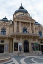 National Theatre of Pecs Nemzeti SzÃÂ­nhÃÂ¡z in Kiraly street in city of Pecs Hungary Europe