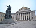 The National Theatre (German: Nationaltheater) on Max-Joseph-Platz in Munich, Bavaria, Germany, Royalty Free Stock Photo