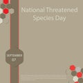 National Threatened Species Day