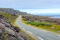 National Tourist Route to Hamningberg in Finnmark, Northern Norway