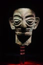 National treasure Bronze Human Head in sanxingdui museum of Sichuan province,China