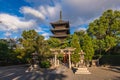 National treasure Five storied pagoda of Toji temple