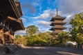 National treasure Five storied pagoda of Toji temple