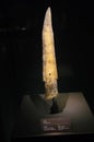 National treasure jade dagger-axe in sanxingdui museum of Sichuan province,China