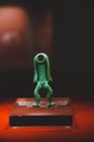 National treasure Shang and Zhou Dynasty bronze humanoid in Jinsha Site Museum of Chengdu