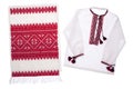 National Ukrainian symbol handmade towel and shirt