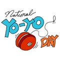 National yoyo day Royalty Free Stock Photo