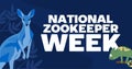 National Zookeeper Day to all zookeepers Royalty Free Stock Photo