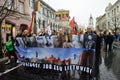 Nationalist rally, Vilnius Royalty Free Stock Photo